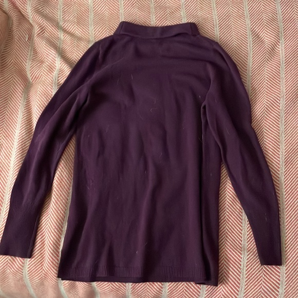 Burgundy cashmere sweater - Picture 3 of 4